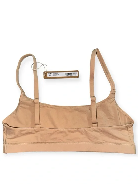 NWT SKIMS Fits Everybody Scoop Bralette Nude Clay Bra Size Small - Picture 9 of 11